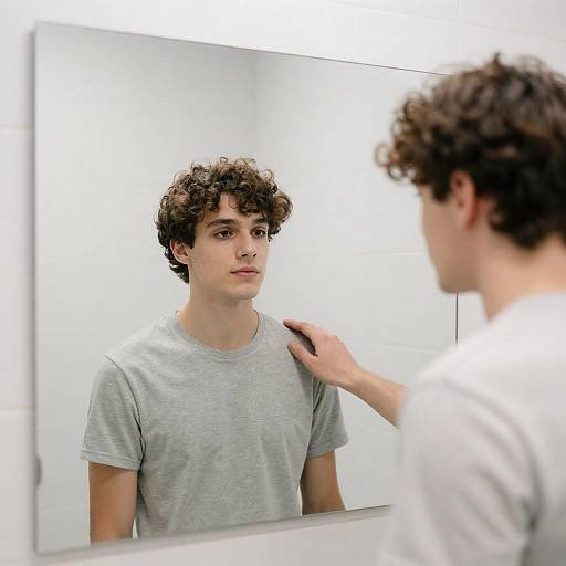 Bathroom Reflection: Gentle Shoulder Support