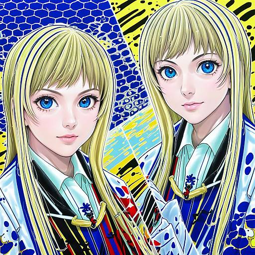 Illustration of Ana coppola, ichigo mashimaro in the style of Sen'yuu yuuji