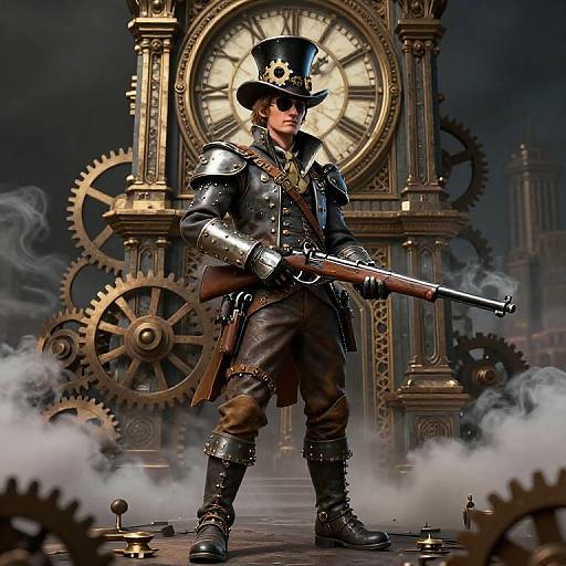 Steampunk Noble Explorer Character Design