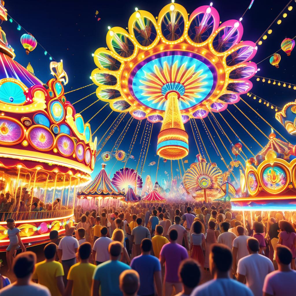 Vibrant Carnival in Photorealistic Detail