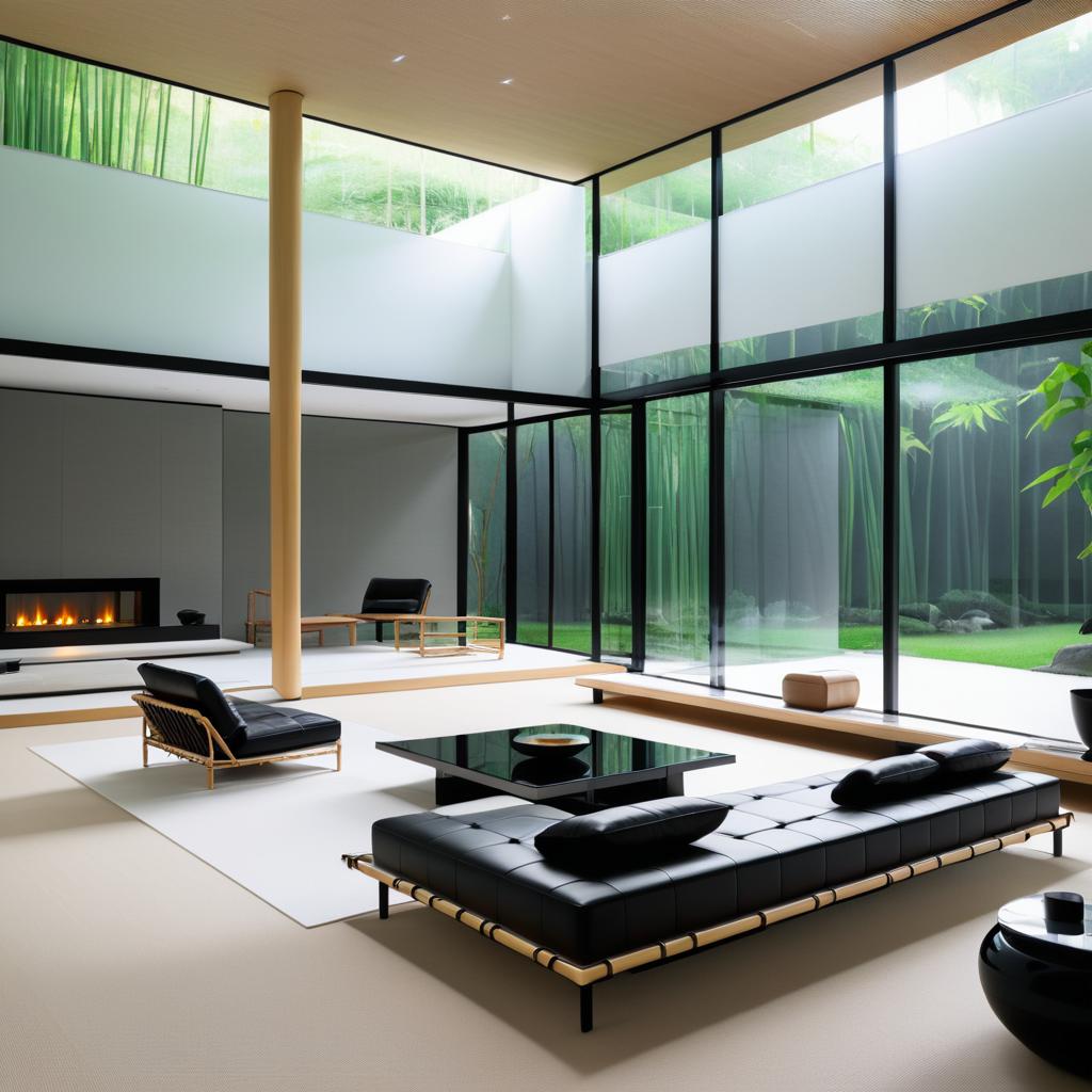 Modern Japanese Glass House Design Concept