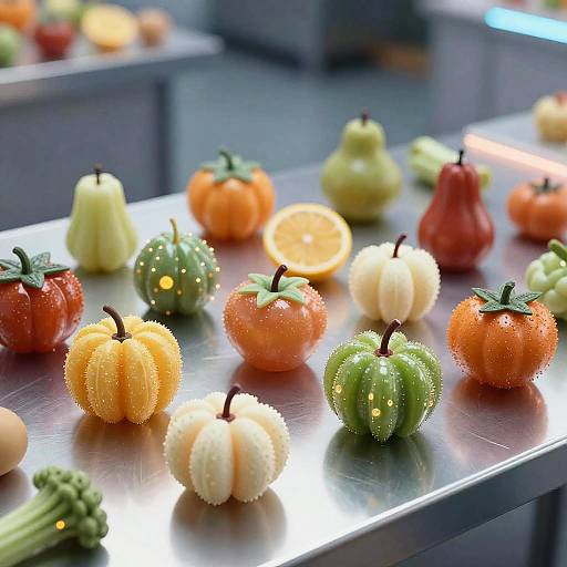 Futuristic AI-Generated Food Art