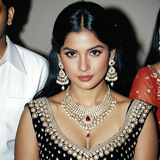 Indian Woman in Traditional Wedding Jewelry