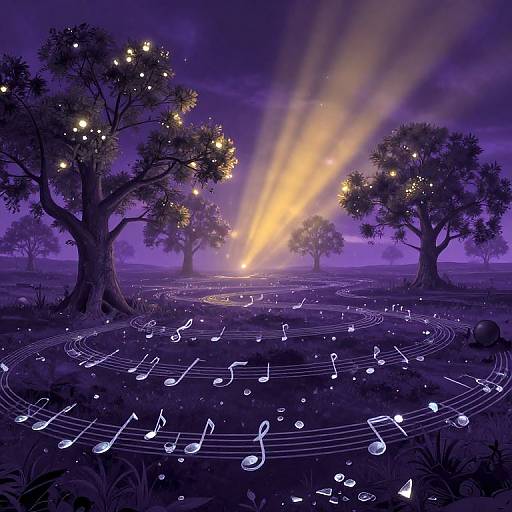 Ethereal Surrealist Landscape in Digital Art