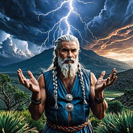 Majestic Zeus: God of Thunder Illustrated