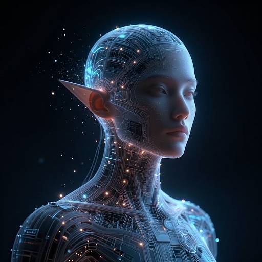 Slow-Motion Digital Avatar Disassembly