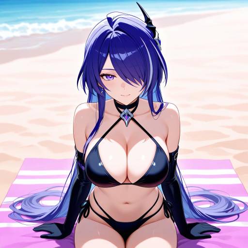 Confident Beach Elegance with Acheron