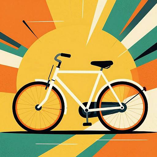 Retro Avant-Pop Constructivist Bicycle