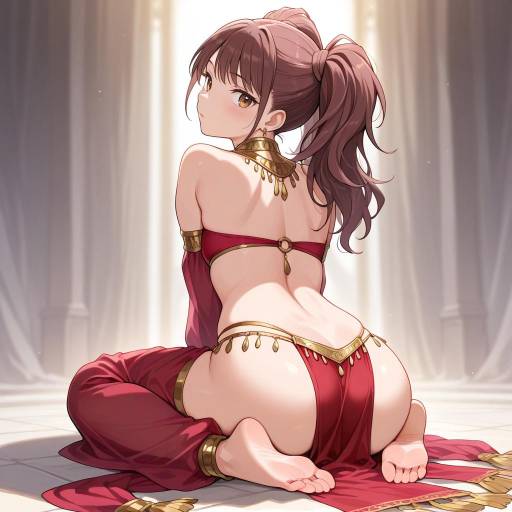 Solo Dancer in Harem Jewelry Outfit