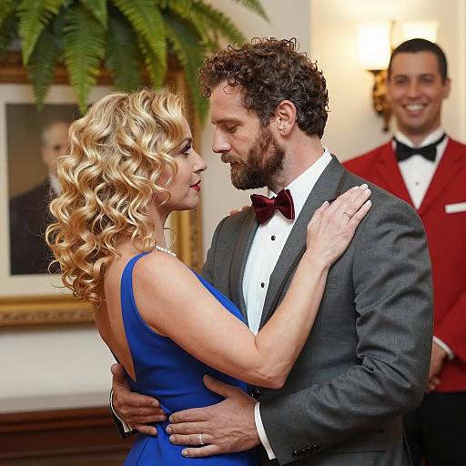 Intimate Dance Between a Couple