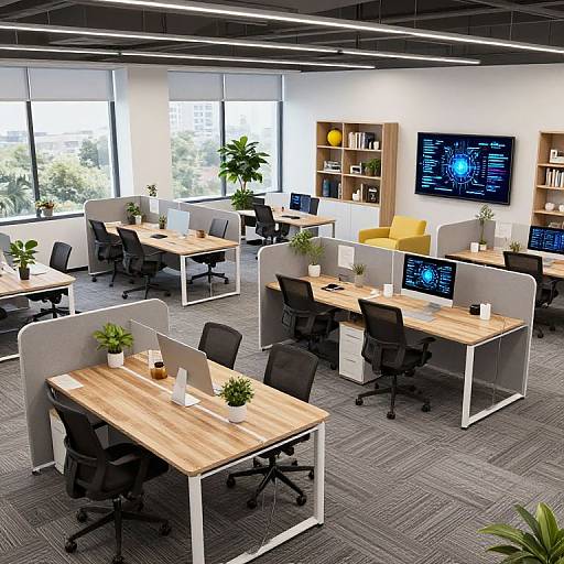 Hybrid Office Layout Visualization
