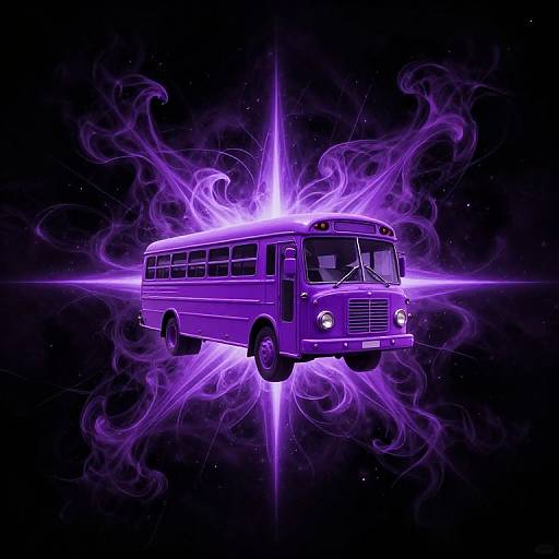 Retro Purple Mana Magic Burst