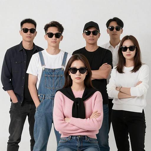 Sunglasses Fashion: Group Portrait Session