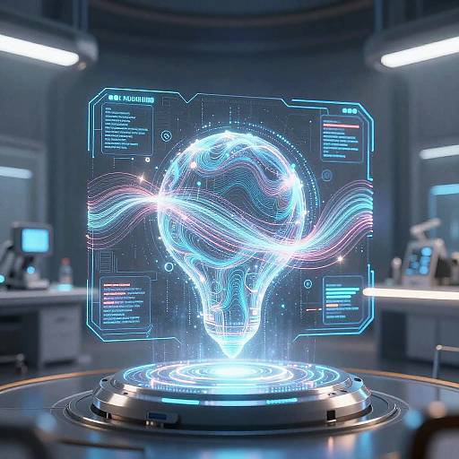 Holographic Midjourney Diffusion Interface