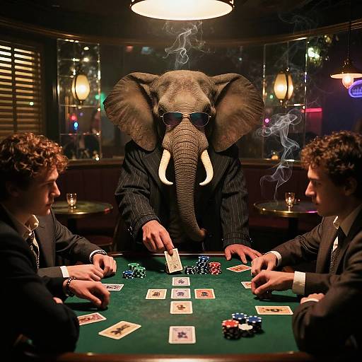 Stoic Elephant Noir High-Stakes Game