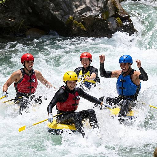 Whitewater Adventure: Laughter and Unity