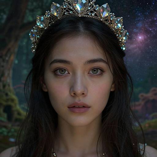 Ultrarealistic Enigmatic Woman Portrait