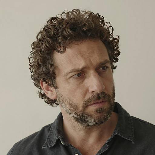 Concerned Middle-Aged Man Portrait