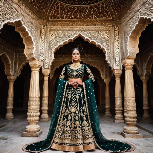 Elegant Pakistani Princess in Traditional Attire at Sheesh Mahal