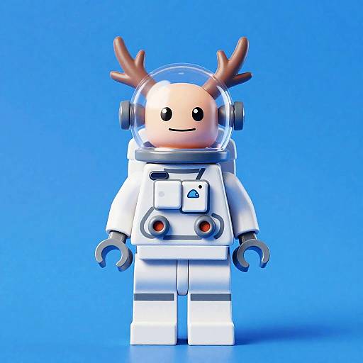 Astronaut Axolotl Lego Minifigure
