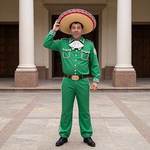 Funny Green Mexican Costume