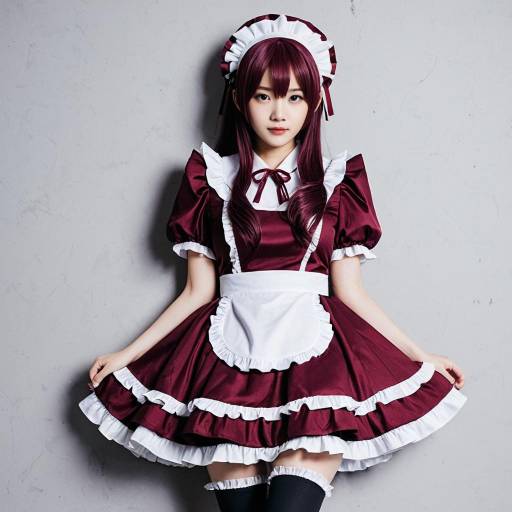 Kyoko Kuniokun Sexy Maid Cosplay Design