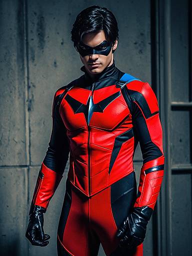 Red Nightwing Costume Design