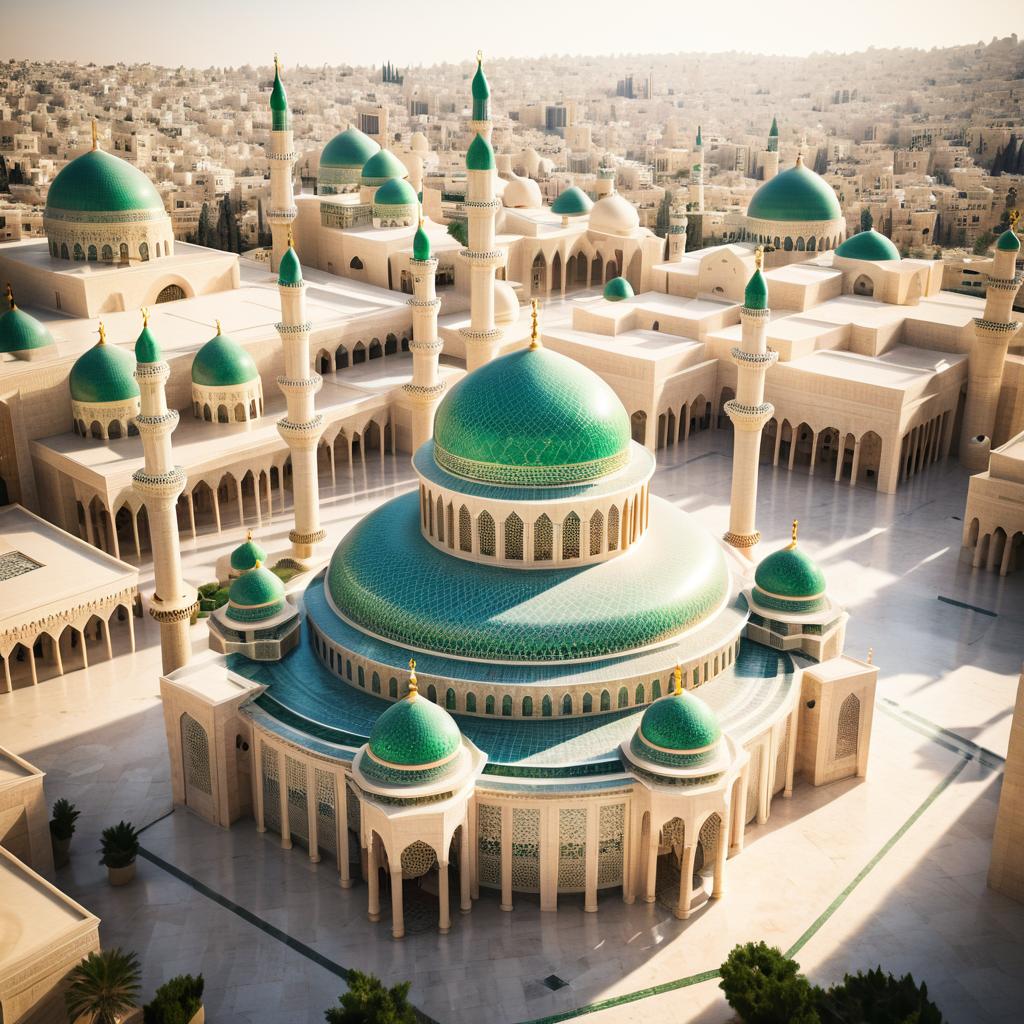 Breathtaking View of Amman's Grand Mosque