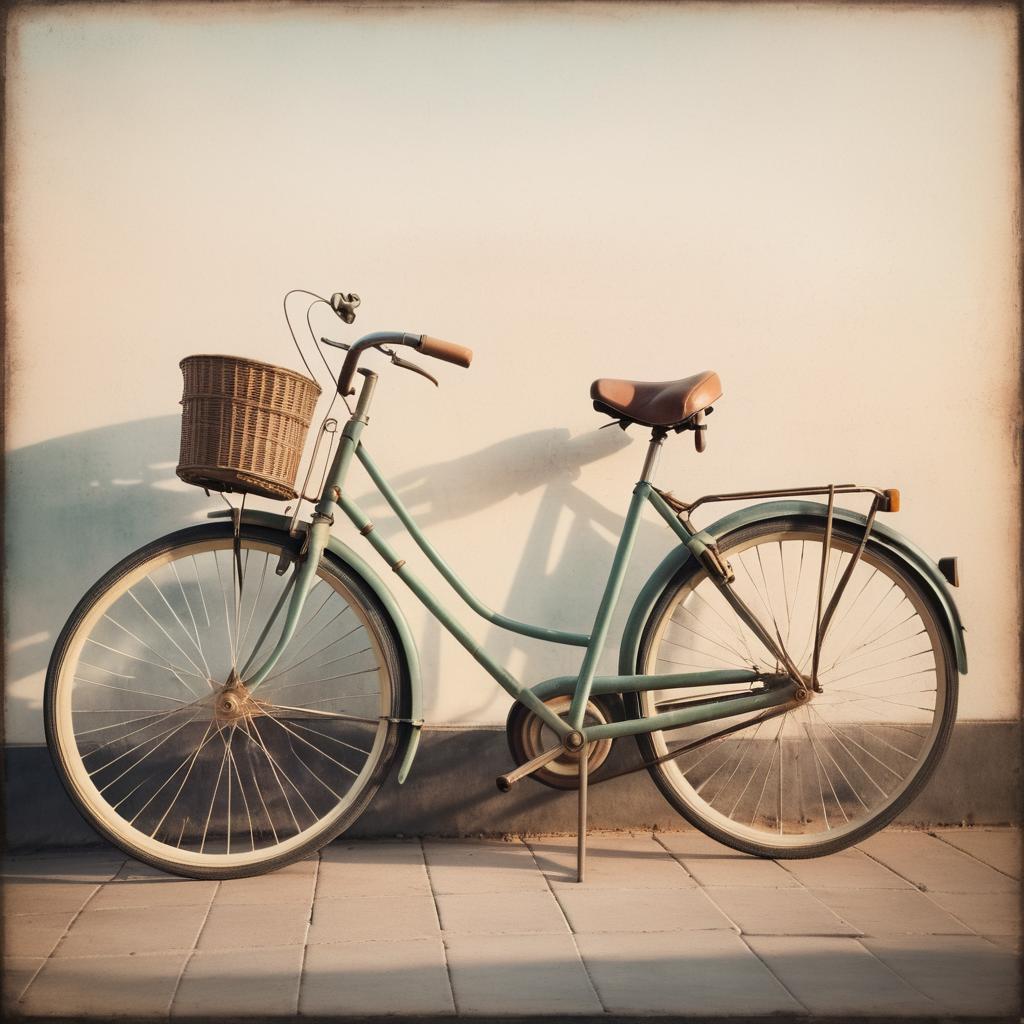 Nostalgic Vintage Bicycle at Dawn