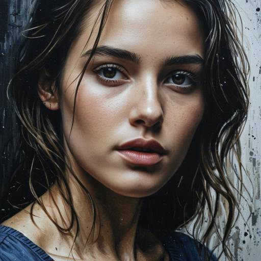 Photorealistic Painting of a Woman