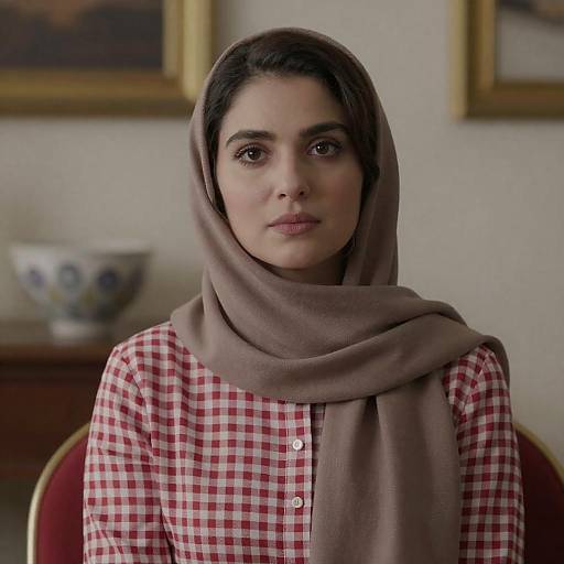 Captivating Portrait of a Serene Woman