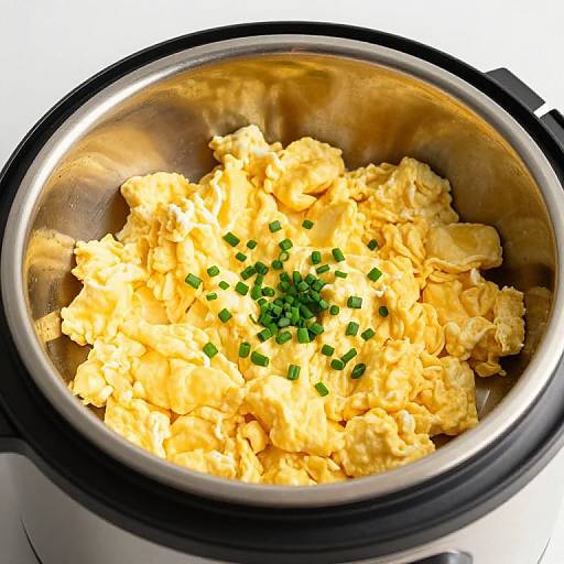Golden Scrambled Eggs in Instant Pot