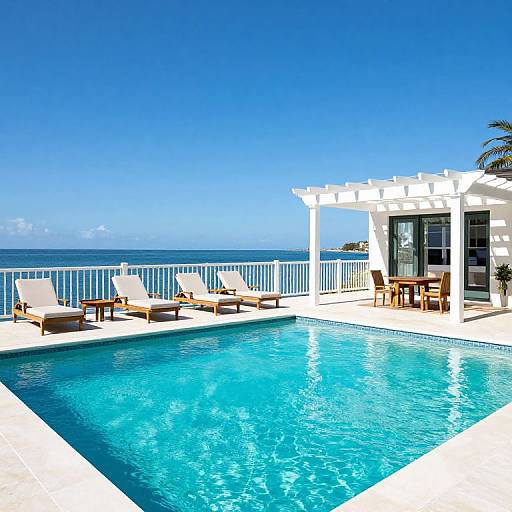 Serene Bayside Estate with Turquoise Pool