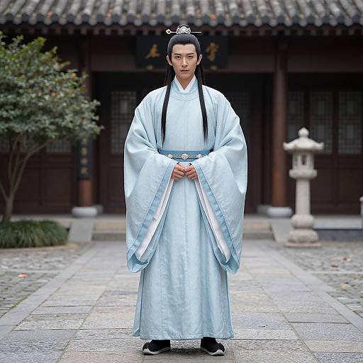 Ophanim in Traditional Chinese Costume