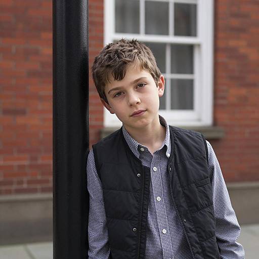 Urban Portrait of a Young Boy