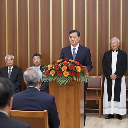 Formal Gathering at the Pulpit
