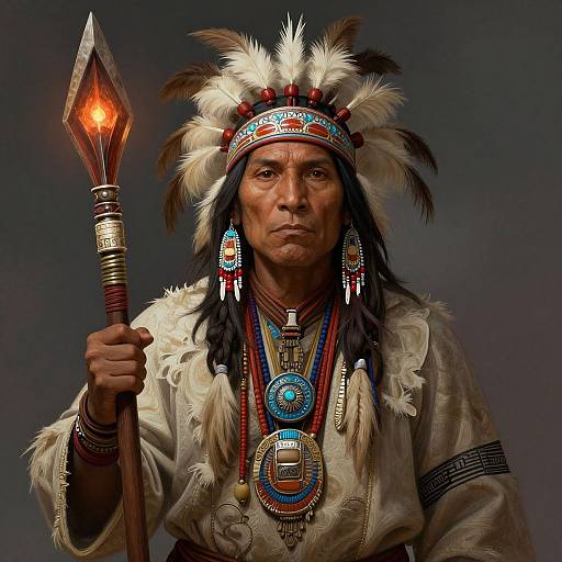 Native American Shaman Fantasy Art