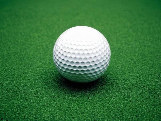 Elegant Golf Ball Wallpaper Design