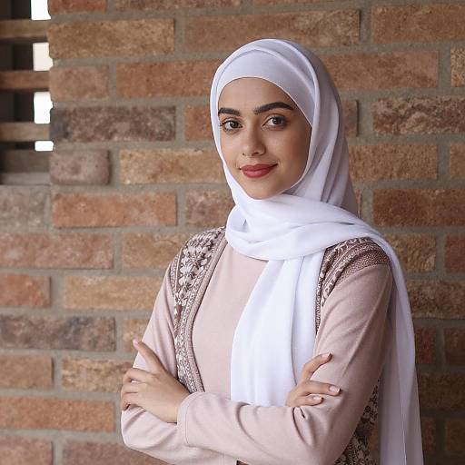 Portrait of Young Woman in Hijab