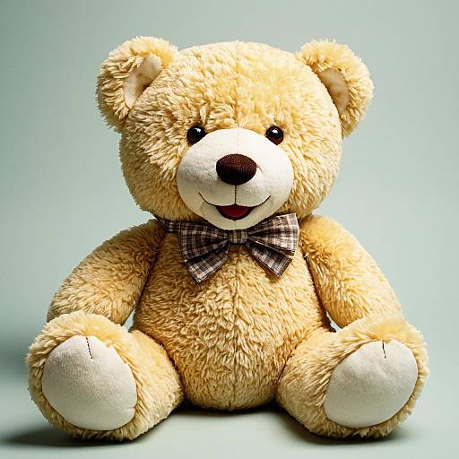 Cute Cartoon Teddy Bear, Soft and Joyful