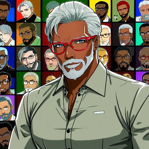 Illustration of Arurandeisu, holostars in the style of Gibun (sozoshu)