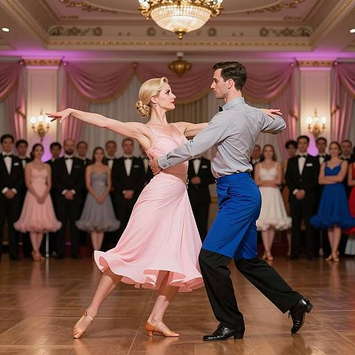 Elegant Ballroom Dance Performance