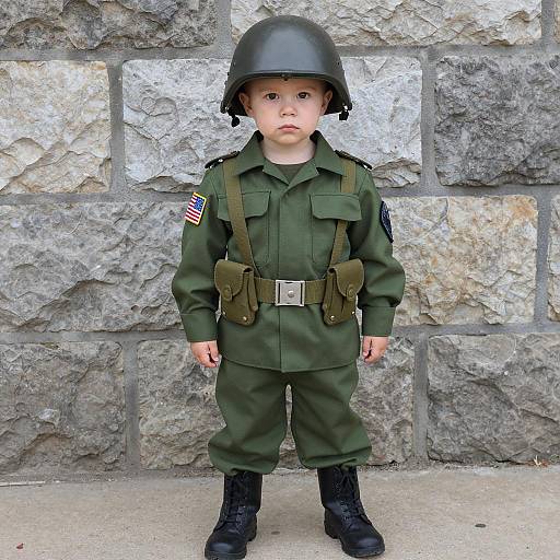 Infant Maverick Military Costume Portrait
