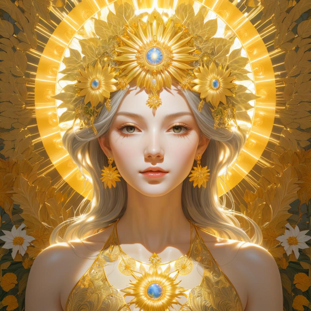 Radiant Sun Goddess Concept Art