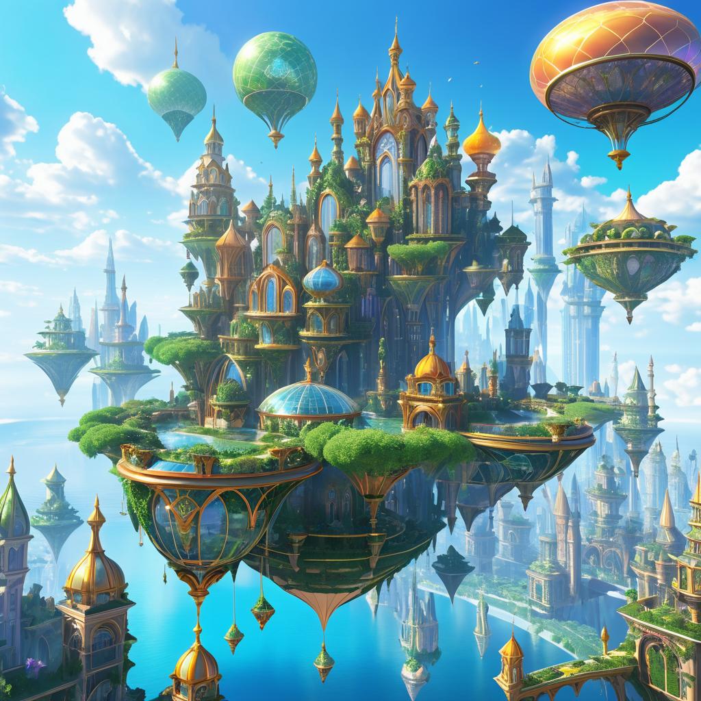 Floating City of Dreams and Wonder