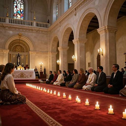 Ethereal Celebration in Sacred Space