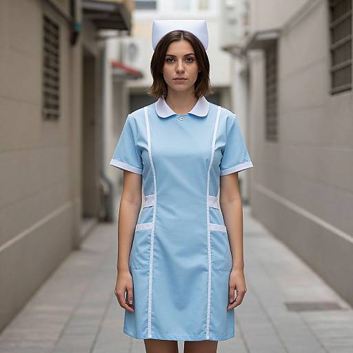 Woman Doctor in Nurse Costume