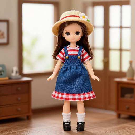 Female Doll in Cute Outfit