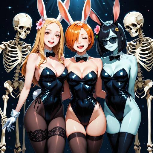 Playful Furry Characters with Glamour