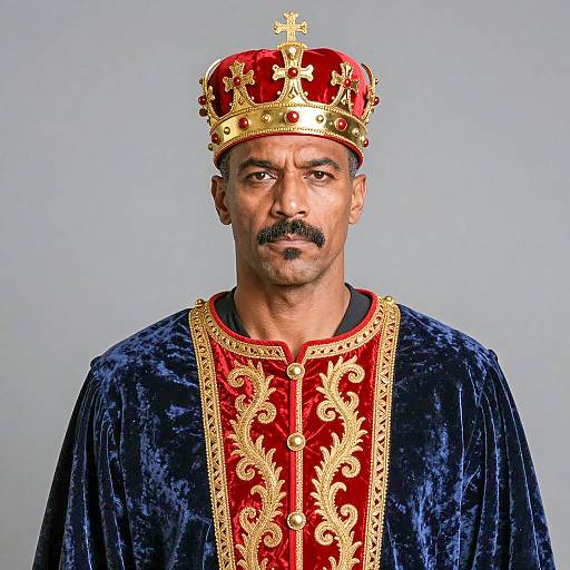 Regal Portrait of a Strong Man